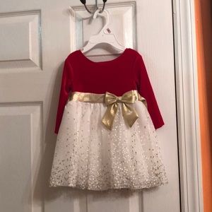 Red baby dress